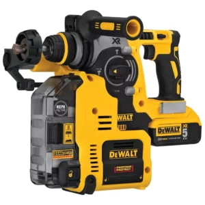 Taladro Rotomartillo 1'' 20v Max + 2bat 5ah Dewalt Dch273p2 Color Amarillo/Negro