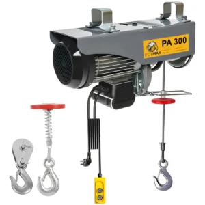 Polipastos Eléctricos 300Kg Cable de acero de 15M