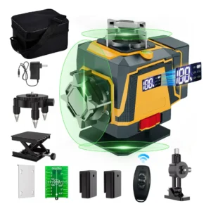 Nivel Láser 16 Líneas 4D Verde Autonivelante Construcción HiTone